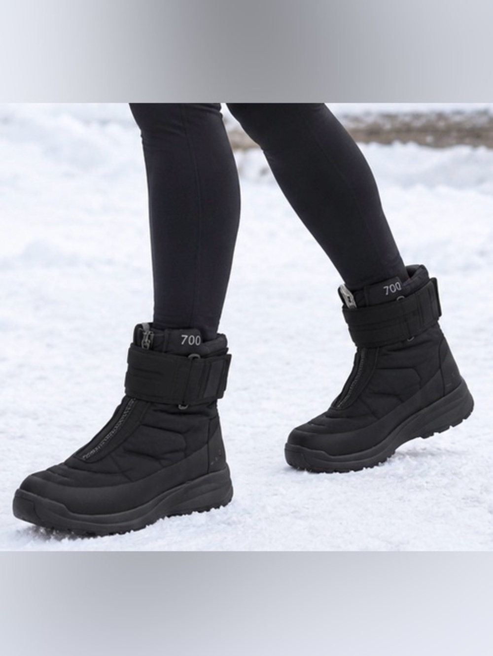 The North Face Women’s Nuptse II Strap Waterproof/Snow Boots in Black Size US 8